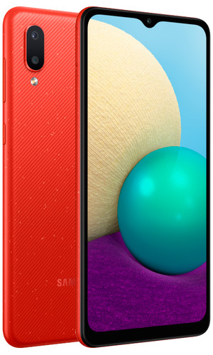 Кликните для увеличения изображения Samsung Galaxy A02 2/32Gb красный A022G (EAC)