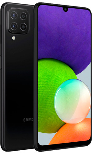 Кликните для увеличения изображения Samsung Galaxy A22 4/128Gb черный A225FZ RU (EAC)
