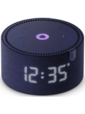Яндекс станция мини с часами синяя Blue YNDX-00020B