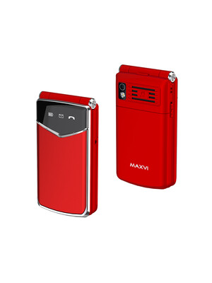 Maxvi E11 Red Silver фото №2