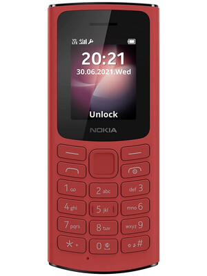 Nokia 105 TA-1557 DS 2023 Red SKU: 1GF019CPB1C02