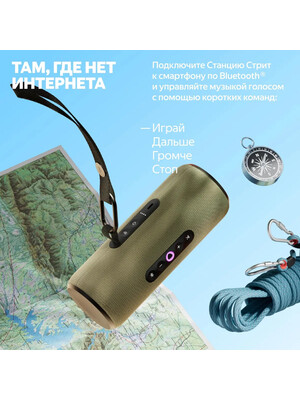 Яндекс станция Стрит YNDX-00030GRN Green фото №6